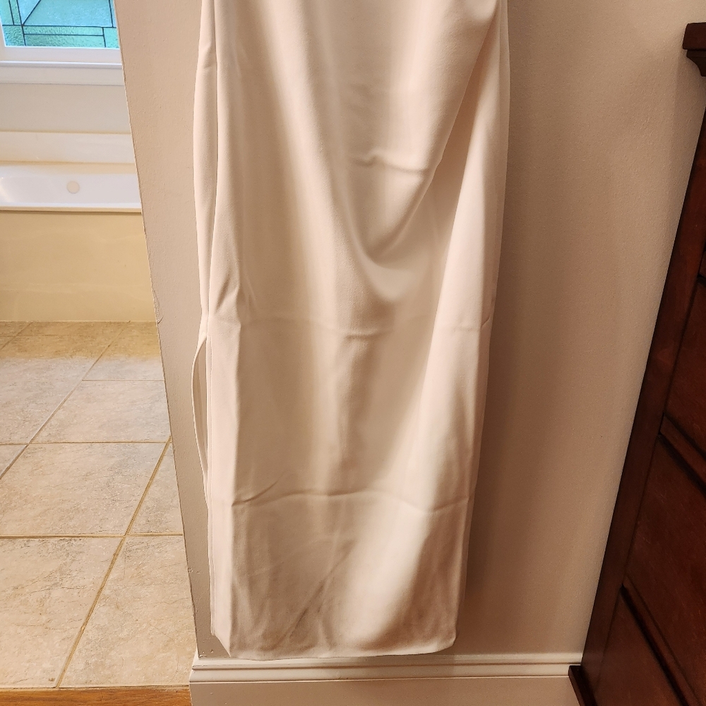 Bec + Bridge Arlette Tuck Midi Dress White Size 8 - Picture 5 of 12